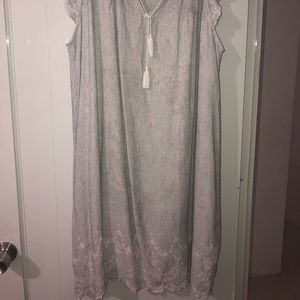 White and Gray dress
